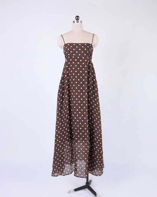 VH23135/O  Polka dots maxi dress
