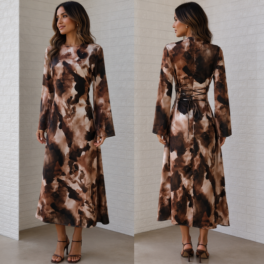 61480/O PRINTED MAXI