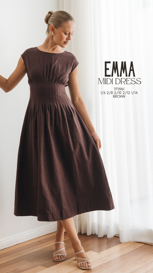 TF11961/O EMMA MIDI DRESS