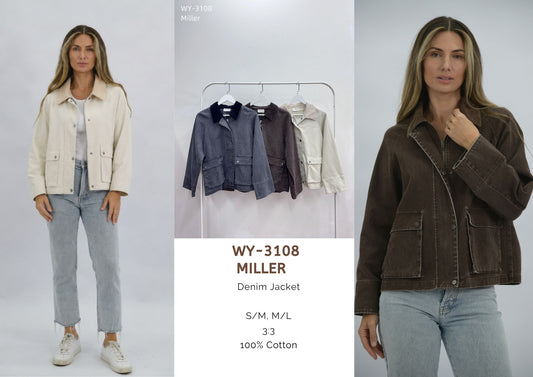 WY-3108 Miller Denim Jacket