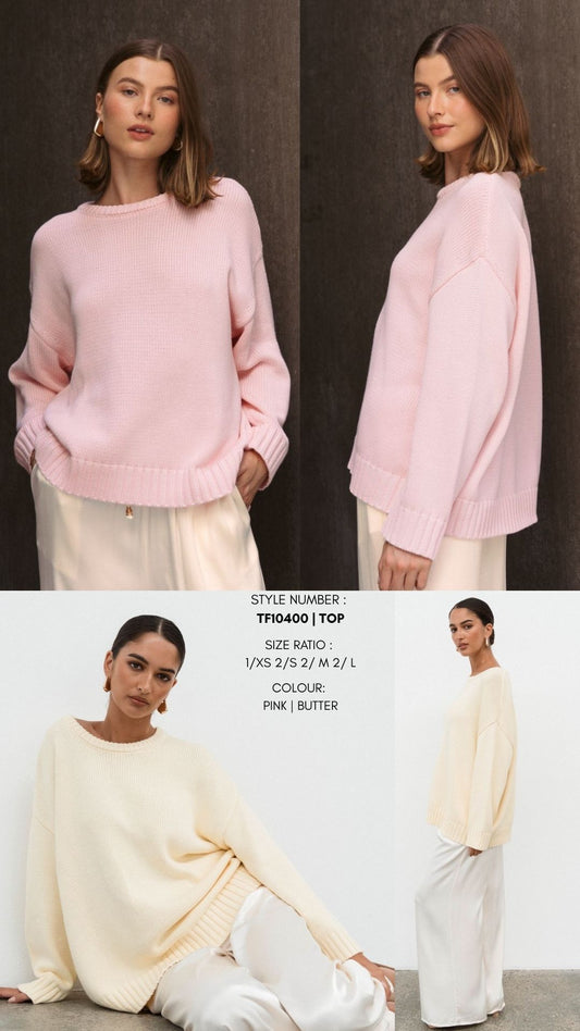 TF10400/O KNIT JUMPER