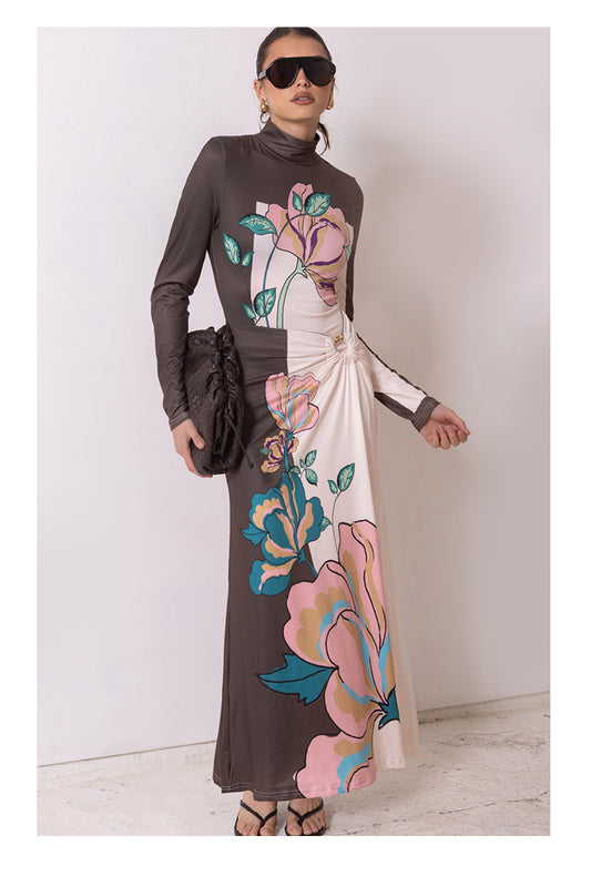 LPE858B/O MAXI DRESS