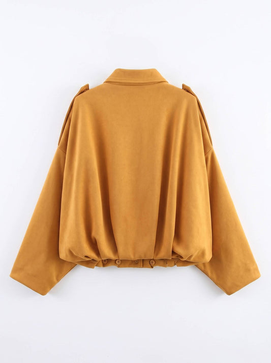 SM_YZS_84018/O SUEDE BOMBER JACKET