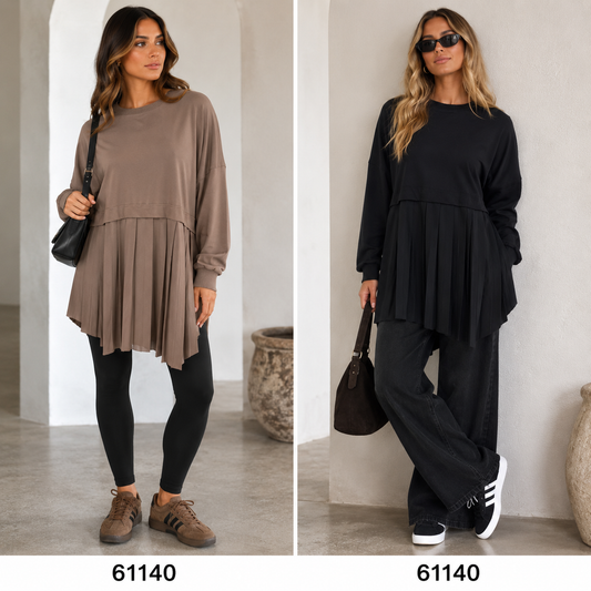 61140/H - COTTON TOP WITH SHIRTING BOTTOM