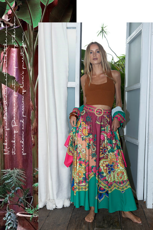 LPE841/O MAXI SKIRT
