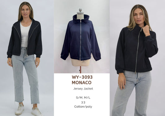 WY-3093/O Monaco Jersey Jacket