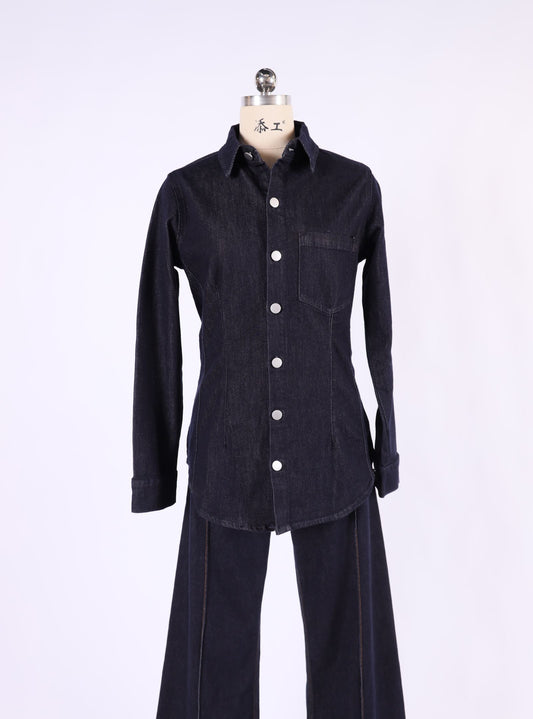 VX23043/O STRETCH DENIM SHIRT
