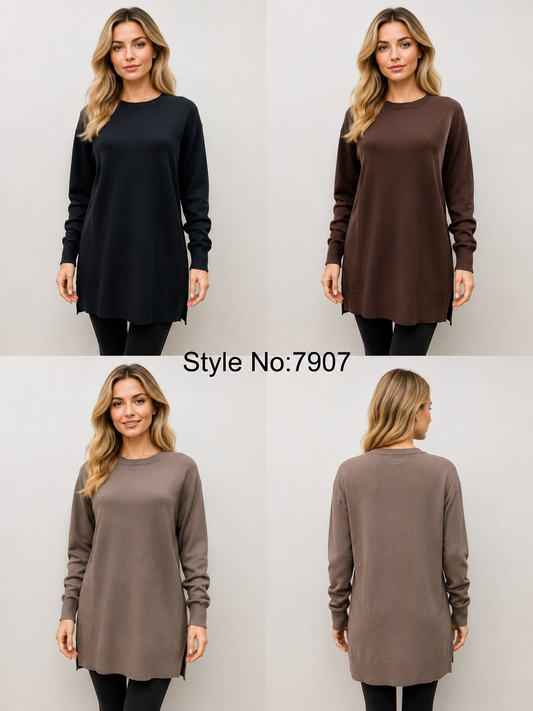 7907/O LONG SLEEVE TOP