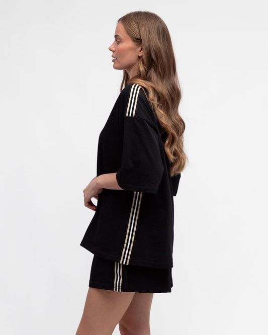VV11531/O T-SHIRT WITH SIDE STRIPES