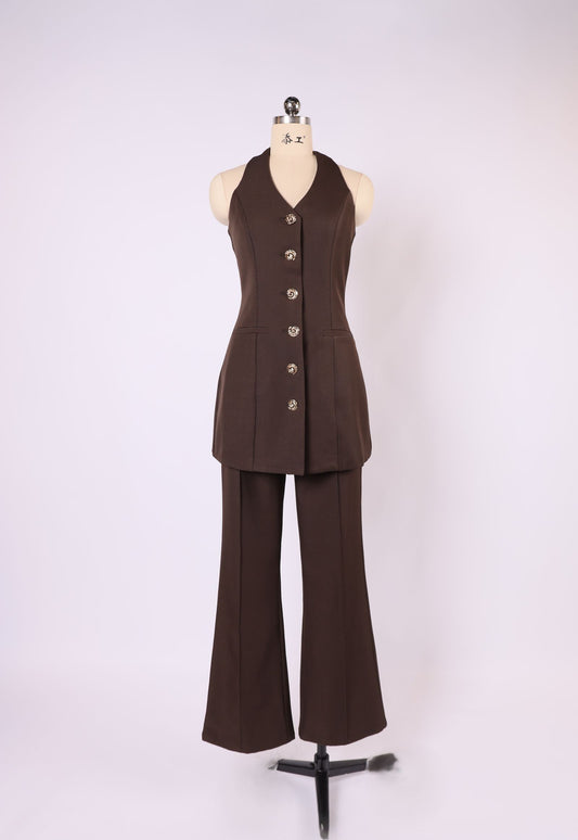 VH23160/ VH25160/ O Tie Neck Mini Dress