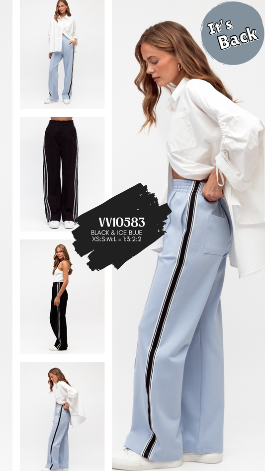 VV10583/O STRIPE PANNEL PANTS