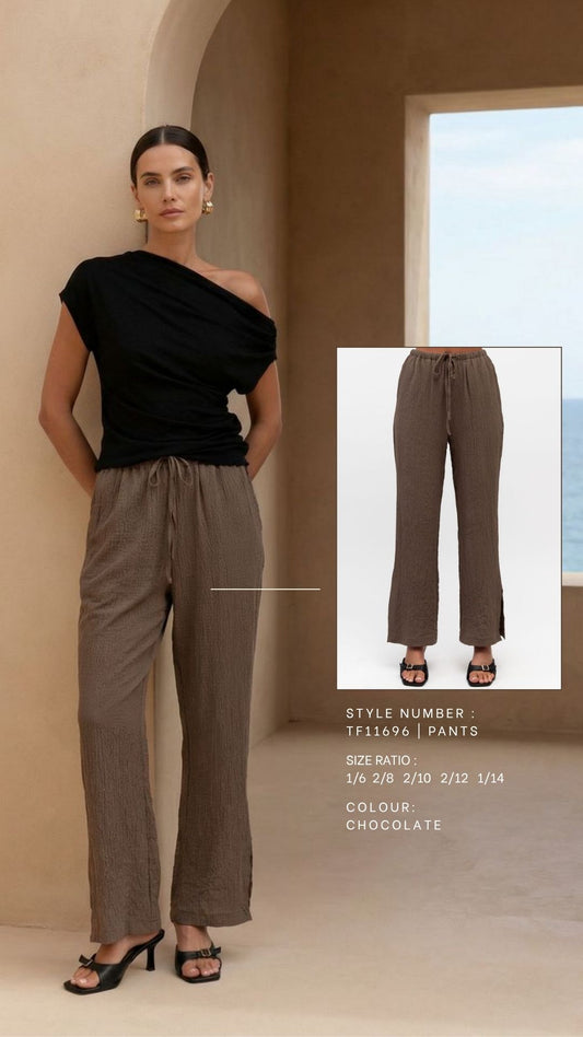 TF11696/O JASMIN TEXTURED PANTS