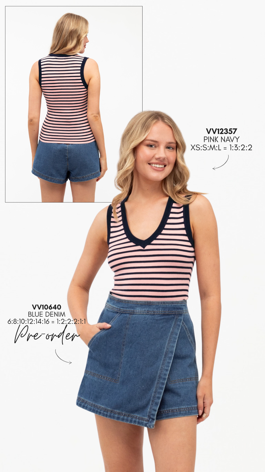 VV10640/O - DENIM SKORT