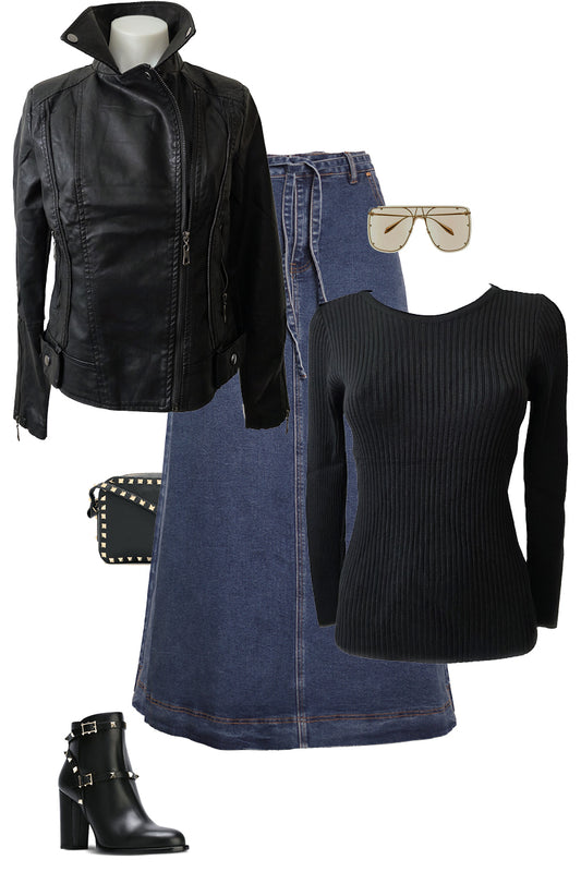8911/O PU JACKET CHOCOLATE 