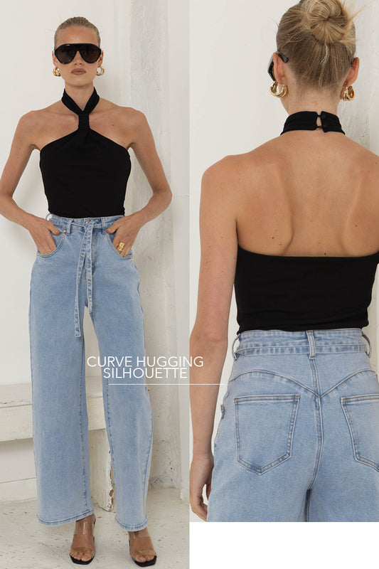 ALP1332/O AIRFORCE LIGHT BLUE WIDE JEAN