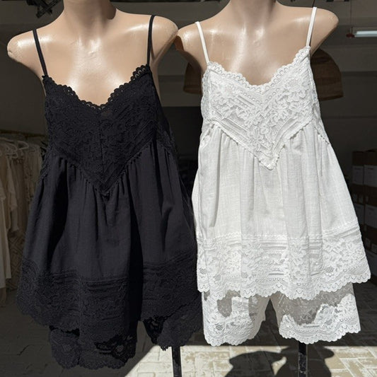 1176 LACE CAMI SET