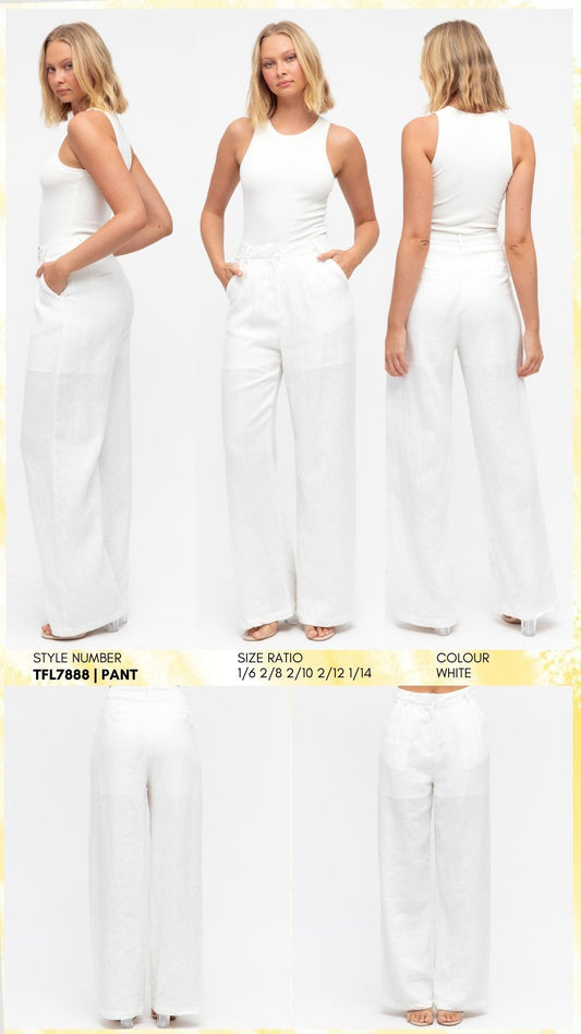 TFL7888/O - LINEN PANT