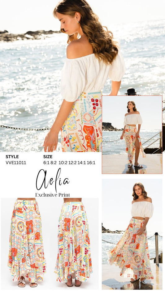 VVE11011/H - AELIA MAXI SKIRT