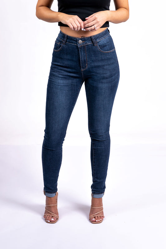 CGJ1119 - DARK DENIM SKINNY JEAN