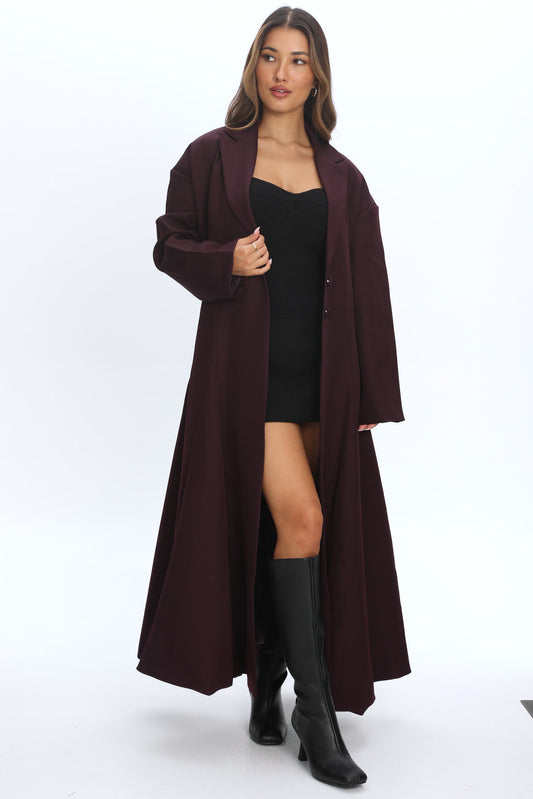CN0102D/H PLUM WINTER COAT