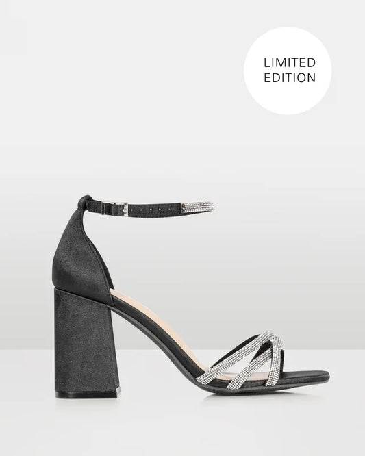 CASSIA - BLACK SATIN