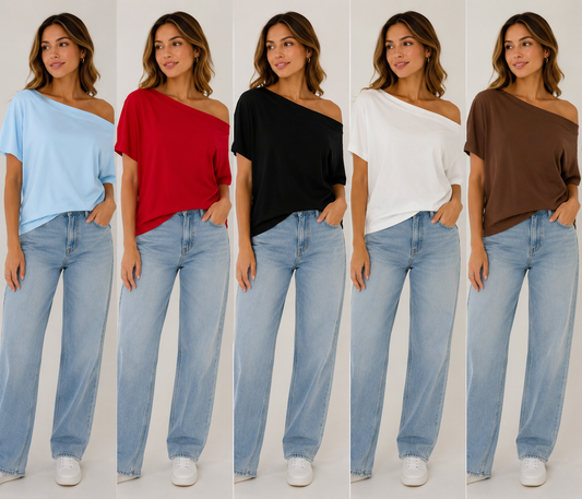 A125/O OFF SHOULDER TOP