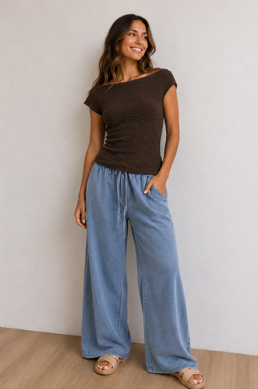 VV12233/O MILAN TEXTURE TOP