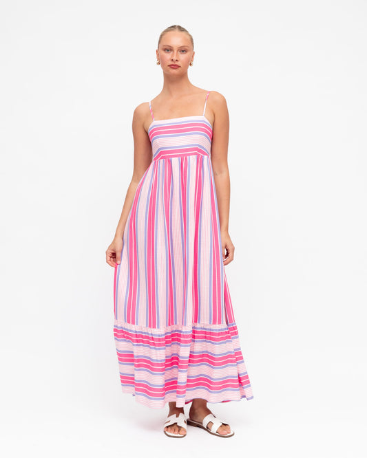 PHE12255/O - CANDY STRIPE DRESS