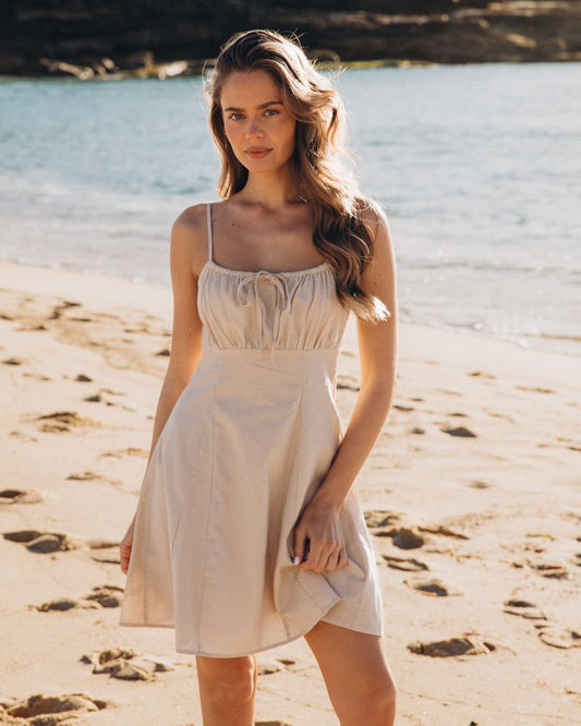 VVN11302-1 VANILLA DRESS/O