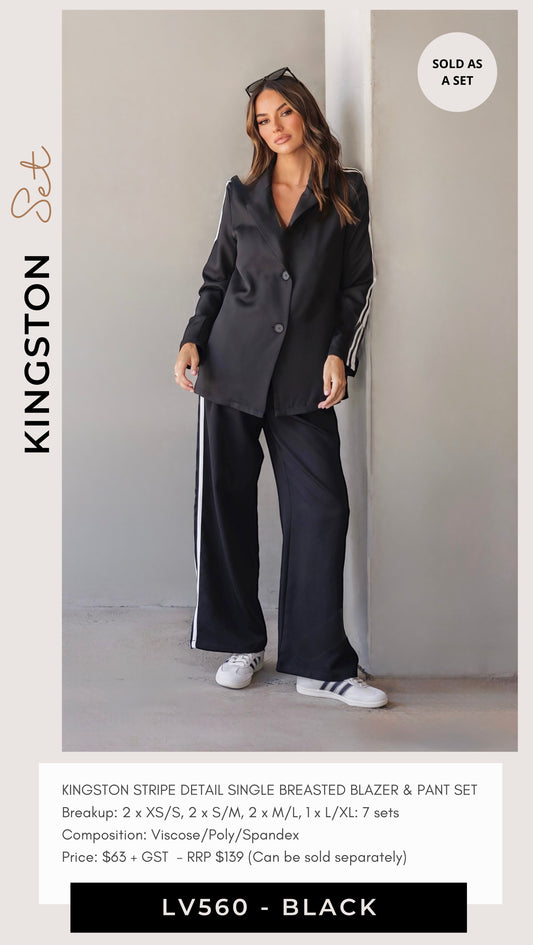 LV560 KINGSTON SINGLE BREASTED BLAZER