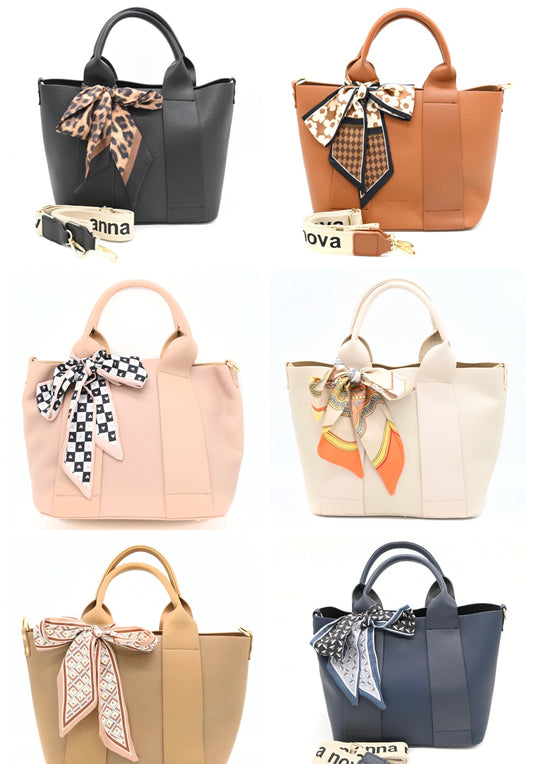 Anna Nova Messenger Bag with print scarf