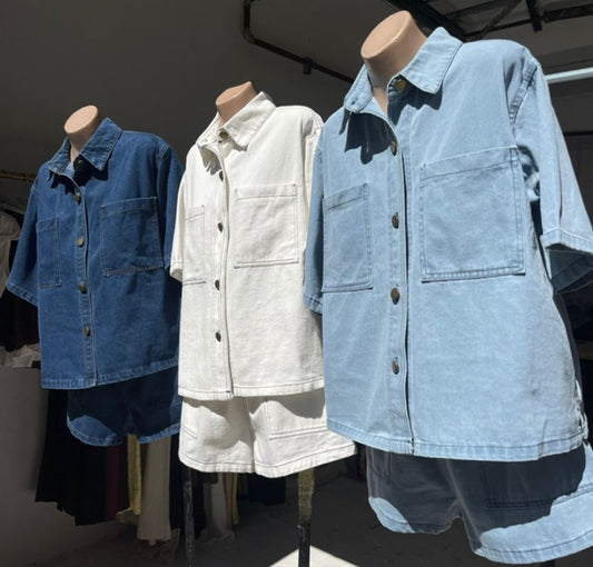 728 denim short set (6D) (6W) (4L)