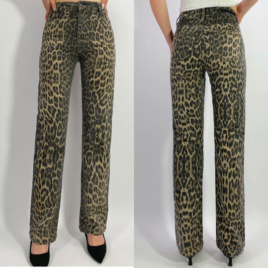 CGJ1728 - ANIMAL PRINT JEANS