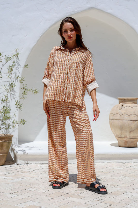 HELINSKI BROWN PANT - JTL0081