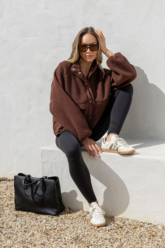 PIPI JACKET IN CHOCOLATE - BTL0690