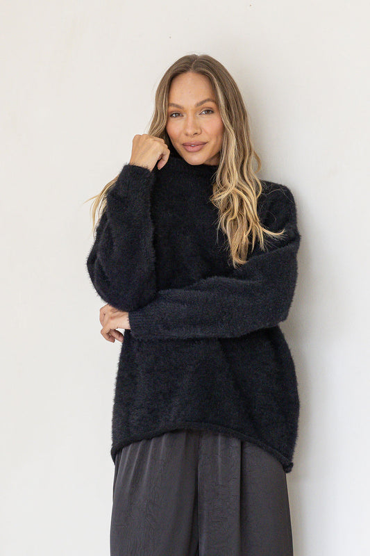 JTL0721 - PORTOFINO KNIT - black & champange