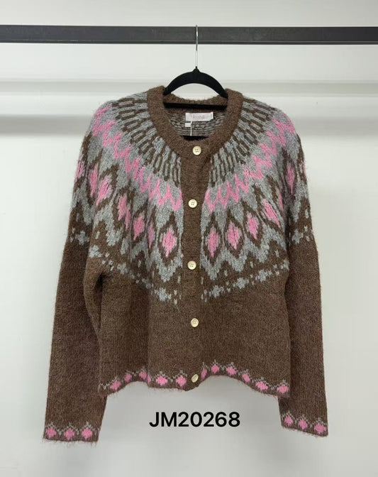 JM20268/O - PRINTED CARDI