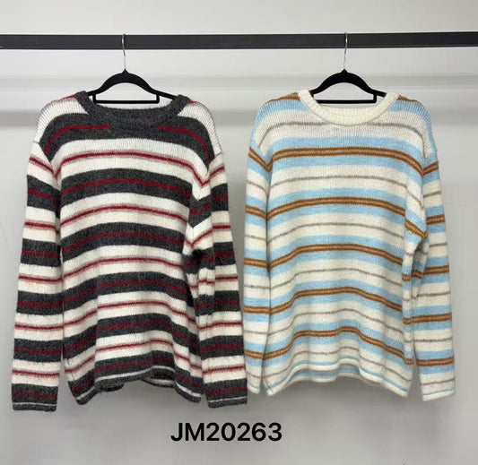 JM20263/O - STRIPE KNIT