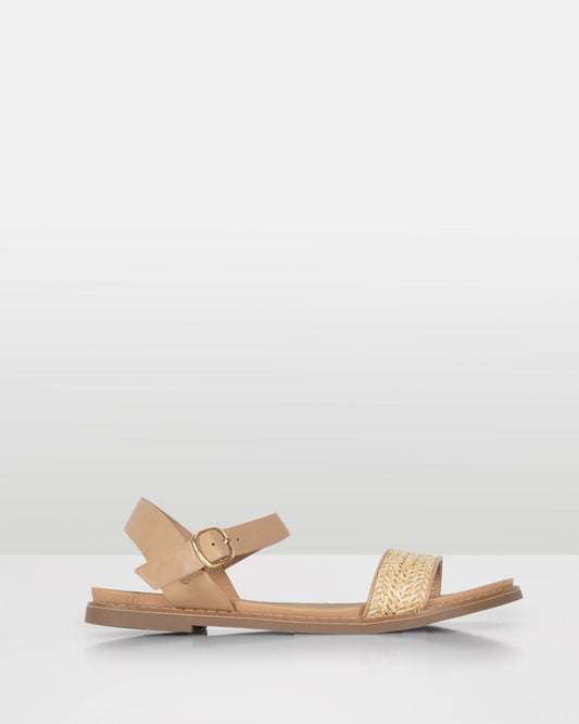 LYRIC SANDAL - NATURAL RAFFIA