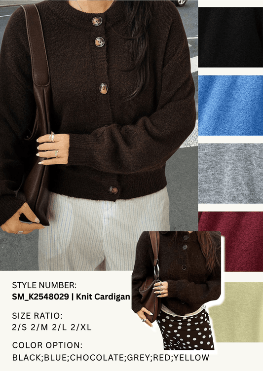 SM_K2548029/O BUTTON UP CARDI