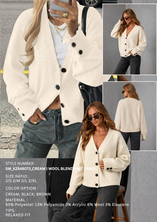 SM_K2548073/O KNIT CARDI