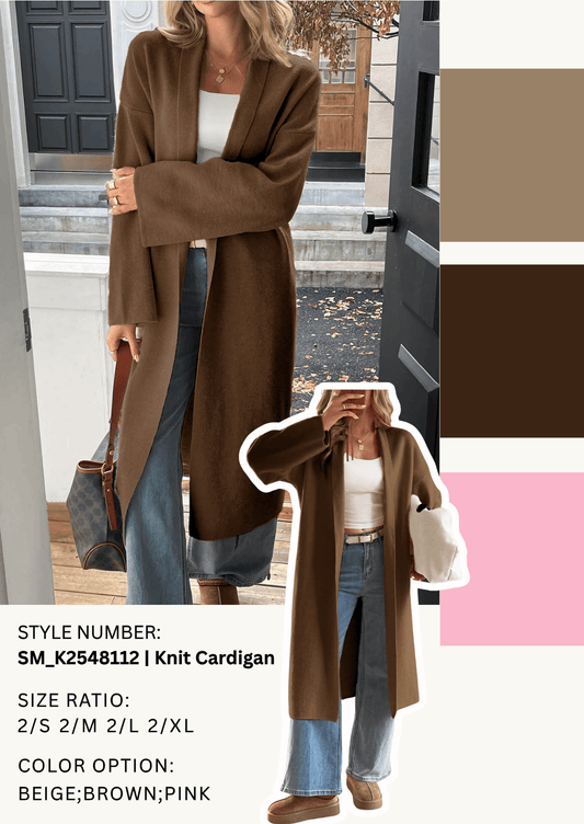 SM_K2548112/O KNIT CARDI