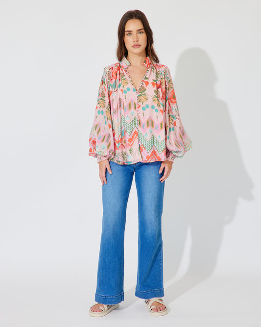 GARDEN PARTY DREAMS BLOUSE JTL 10791-6