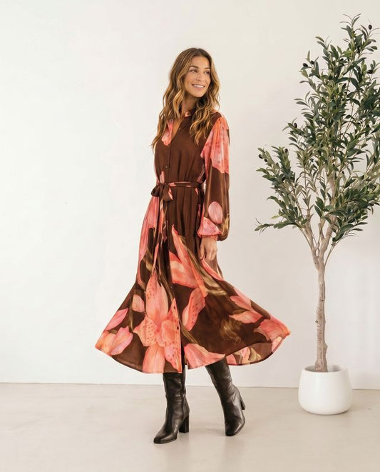 LOLE70505-1/O IN BLOOM MAXI