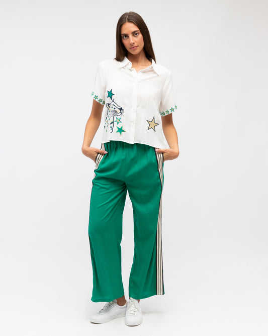 LOL22053/O IVY EMBROIDERED SHIRT