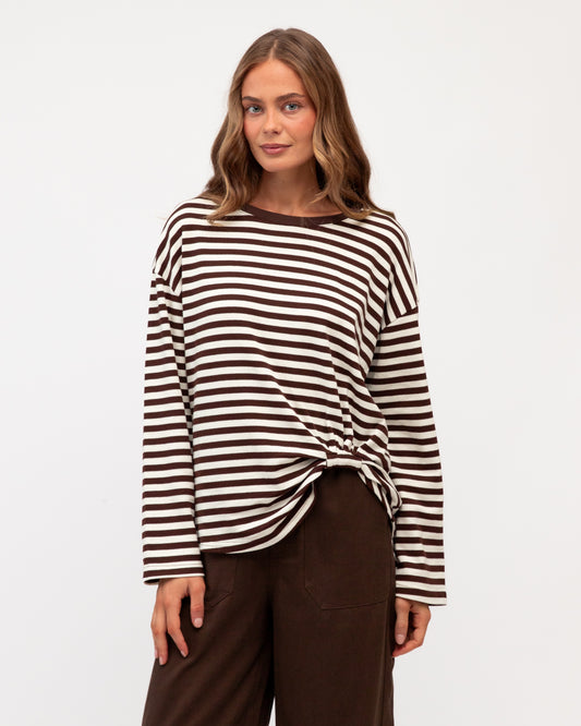 LOL22679/O EASY TUCK TEE LONG SLEEVE