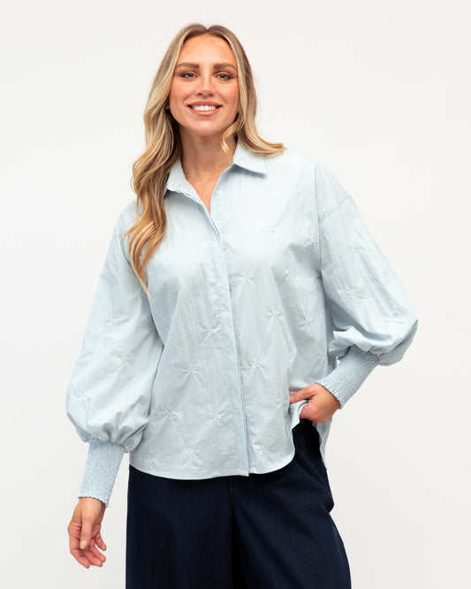 LOL70425-16/O STRIPE SHIRT