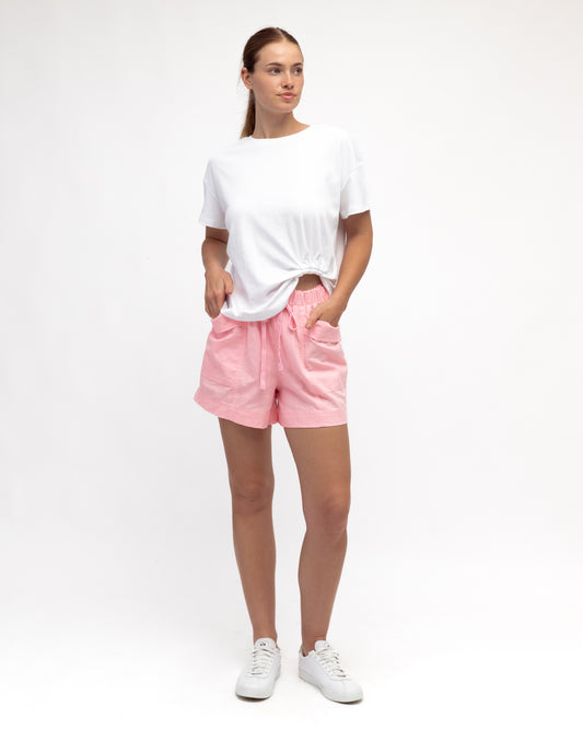 LOL70552/O LINEN SHORTS