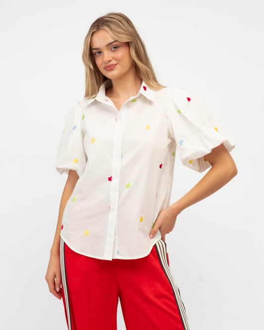 LOL70771/O HEART SHIRT