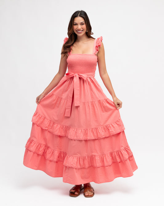LOL70775/O SPRING FLING PLAIN MAXI